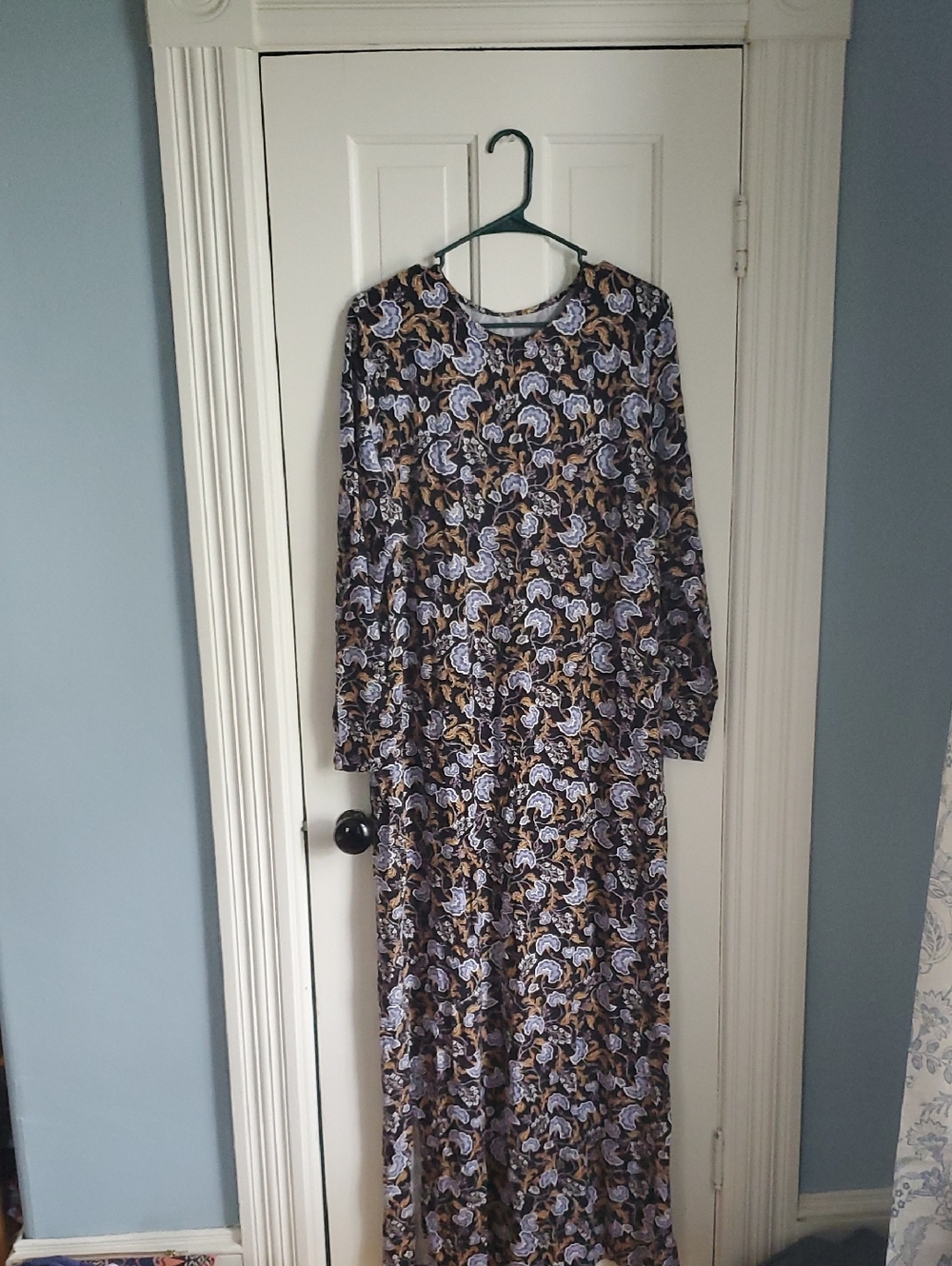 Garnet Hill Paisley Maxi Dress- XL
